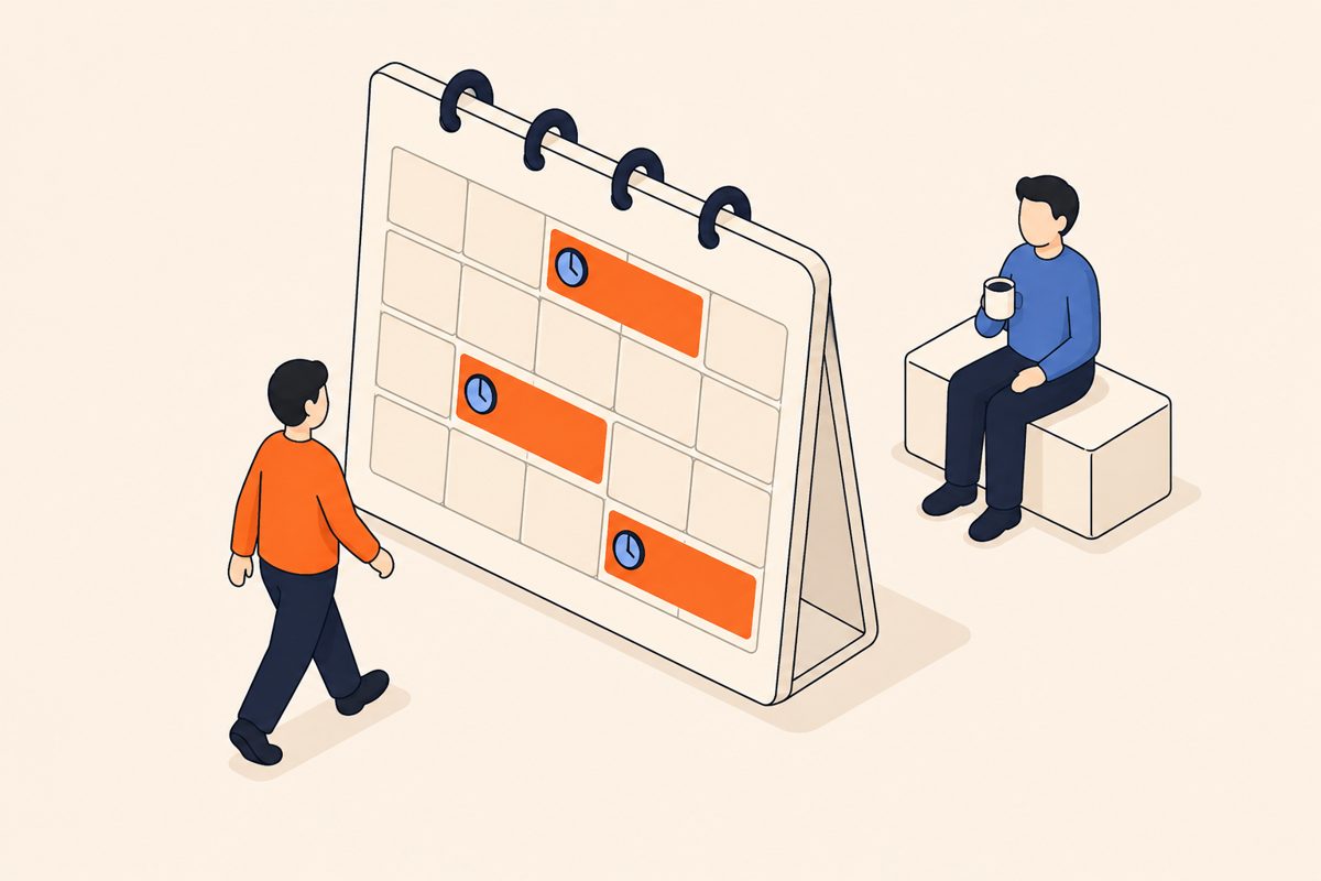 Calendar showing qualified calls booked with the buyers who attended